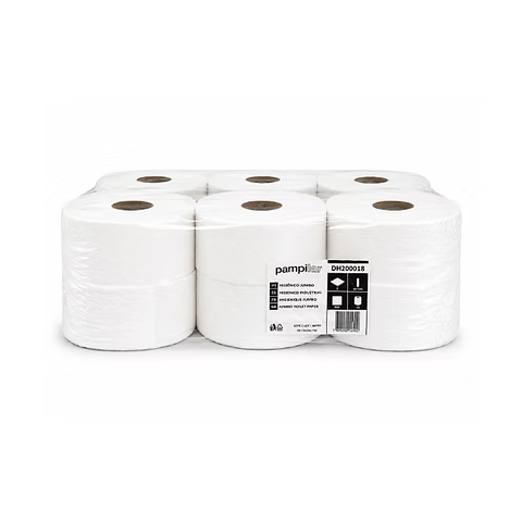 Papel Higiénico jumbo 120 MTS 12 rolos