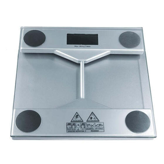 Balança Digital Quadrada Inox e Vidro