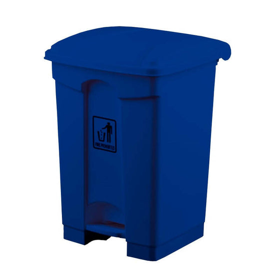 Contentor com Pedal HDPE Azul 45 L
