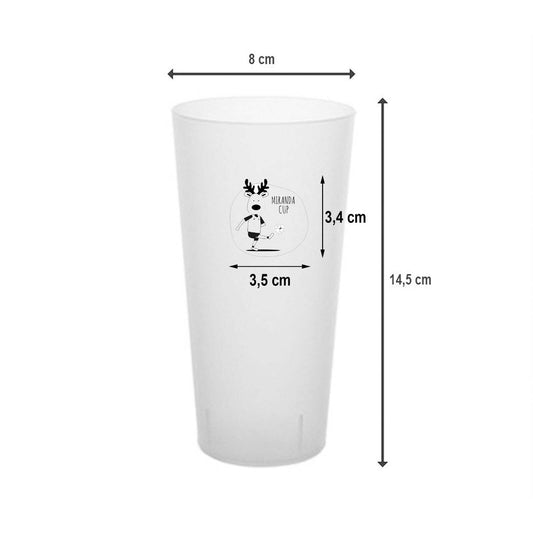 Copo Ecológico reutilizavel 500 ml caixa 510 unid.