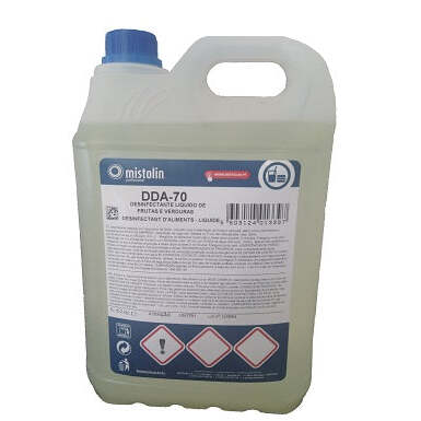 Desinfetante de Frutas e Verduras DDA-70 5 L