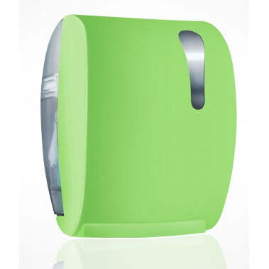 Dispensador Papel Auto Corte TAGLIO KOMPATTO ABS Verde