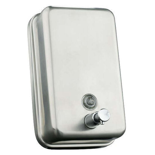 Dispensador Sabonete Liquido STEELINE Vertical Brilhante 900 ml