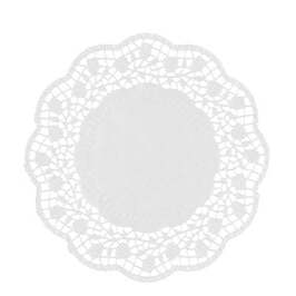 Naperons de Papel redondo Branco 12 cms (250 Unid.)
