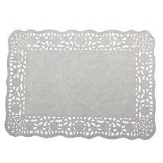 Naperons de Papel Retangular Branco 21 x 27 (100 Unid.)