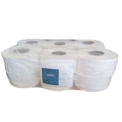 Papel Higiénico Jumbo Whiter 105 m 12 rolos