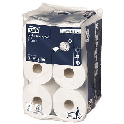Papel Higiénico Mini SmartOne Tork  12 rolos