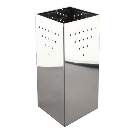 Papeleira de Interior Quadrada com Balde Interior Inox Brilhante 45 L