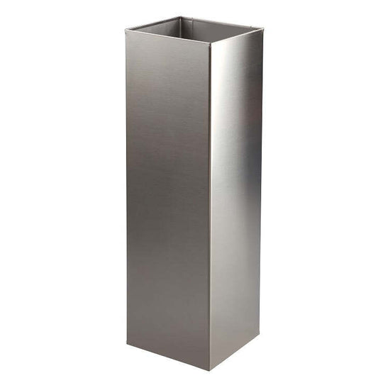 Papeleira de Interior Quadrada Inox Acetinado 28 L