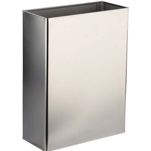 Papeleira de Interior Retangular Inox Acetinado 25 L