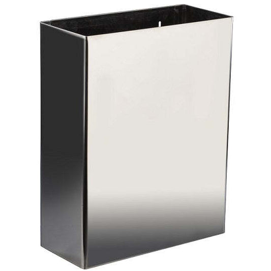 Papeleira de Interior Retangular Inox Brilhante  25 L