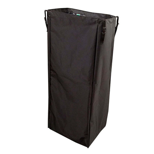 Porta Objetos Plástico Preto 60 L para Carro de Serviço com Portas HOTEL MAXI