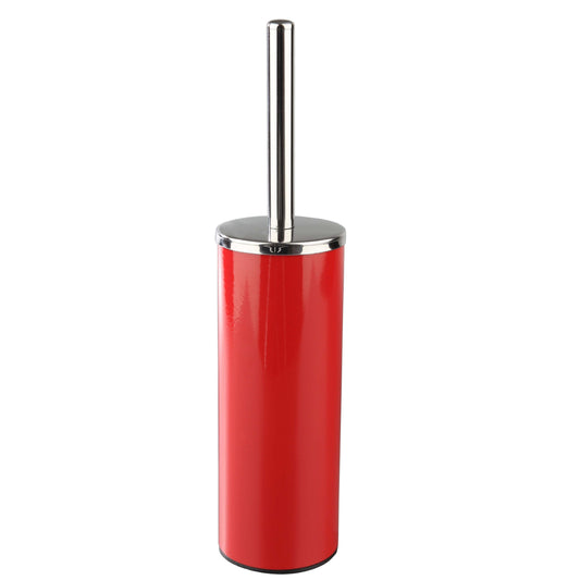 Porta  Piaçaba Redondo Chão e Parede Inox Vermelho