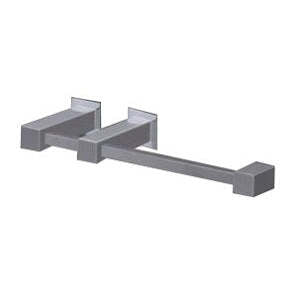 Porta Rolos LINHA CITIS Inox Escovado