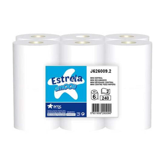 Rolo Espiral Estrela amOOs 6 Rolos 90 M