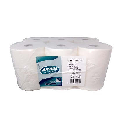 Rolo Papel Auto-corte  Amoos Professional 6 Rolos 100 M