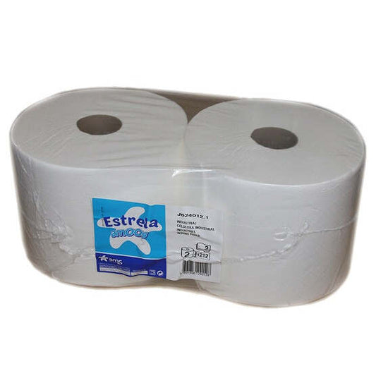 Rolo Papel Industrial  Amoos Professional 2 Rolos 400 M