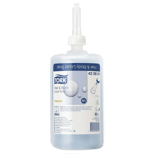 Sabonete mãos Tork Corpo & Cabelo 1000 ml