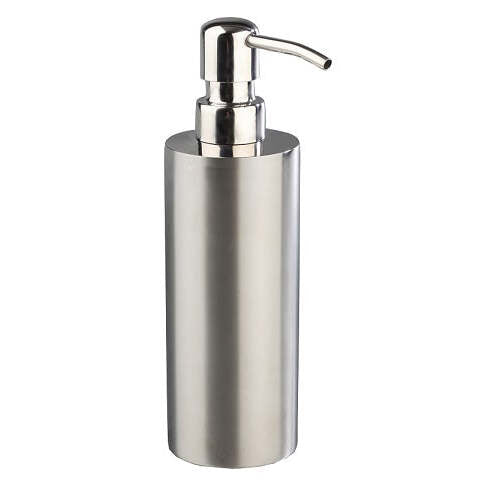 Saboneteira Liquida de Bancada STEELINE Redonda Inox Brilhante 400 ml