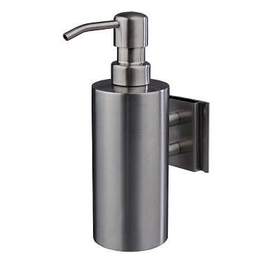 Saboneteira Liquida de Parede STEELINE Redonda Inox Acetinado 400 ml