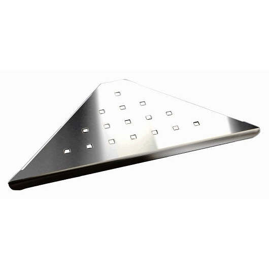 Saboneteira Triangular de Canto Inox Brilhante