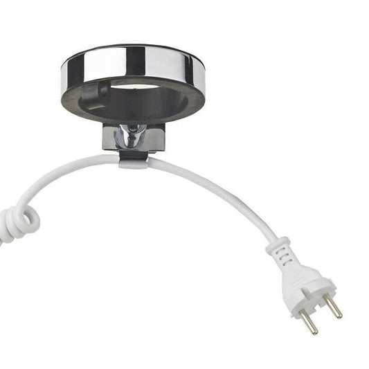 Suporte para Secador de Cabelo Cromado Anti-Roubo