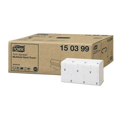 Toalhas de mão Tork Xpress 25,5 x 21,2 com 3780 folhas (21 maços)