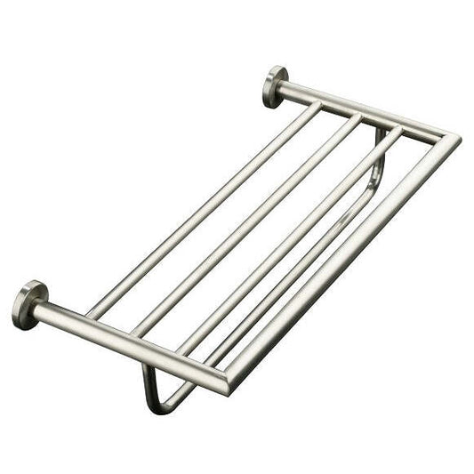 Toalheiro de Banheira com Barra Inferior Latão Cromado Acetinado